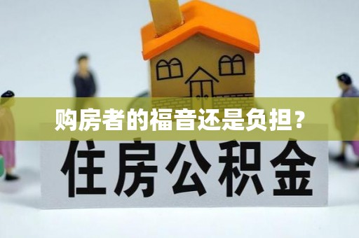 万里购房者的福音还是负担？