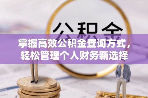 万里掌握高效公积金查询方式，轻松管理个人财务新选择