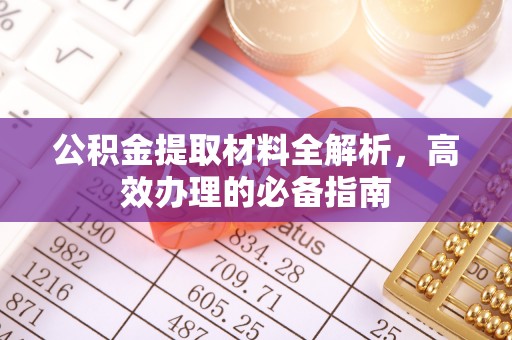 万里公积金提取材料全解析，高效办理的必备指南