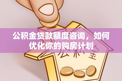 万里公积金贷款额度咨询，如何优化你的购房计划