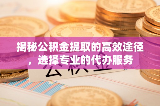 万里揭秘公积金提取的高效途径，选择专业的代办服务