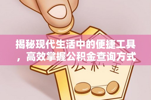 万里揭秘现代生活中的便捷工具，高效掌握公积金查询方式